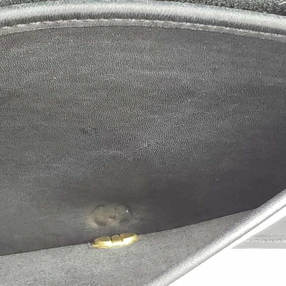 Coach Vintage 9755 Leather Penny Pocket Purse Crossbody Bag Black USA - Picture 5 of 16